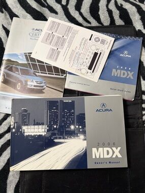 2006 MDX Owner's Manual & Quick Start Guide - Blue/Gray